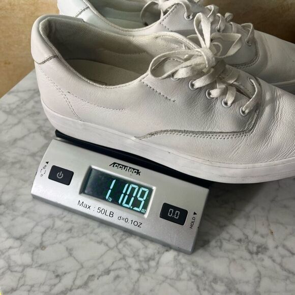 Keds womens Sneakers size 7 Leather White Platform - Picture 10 of 11
